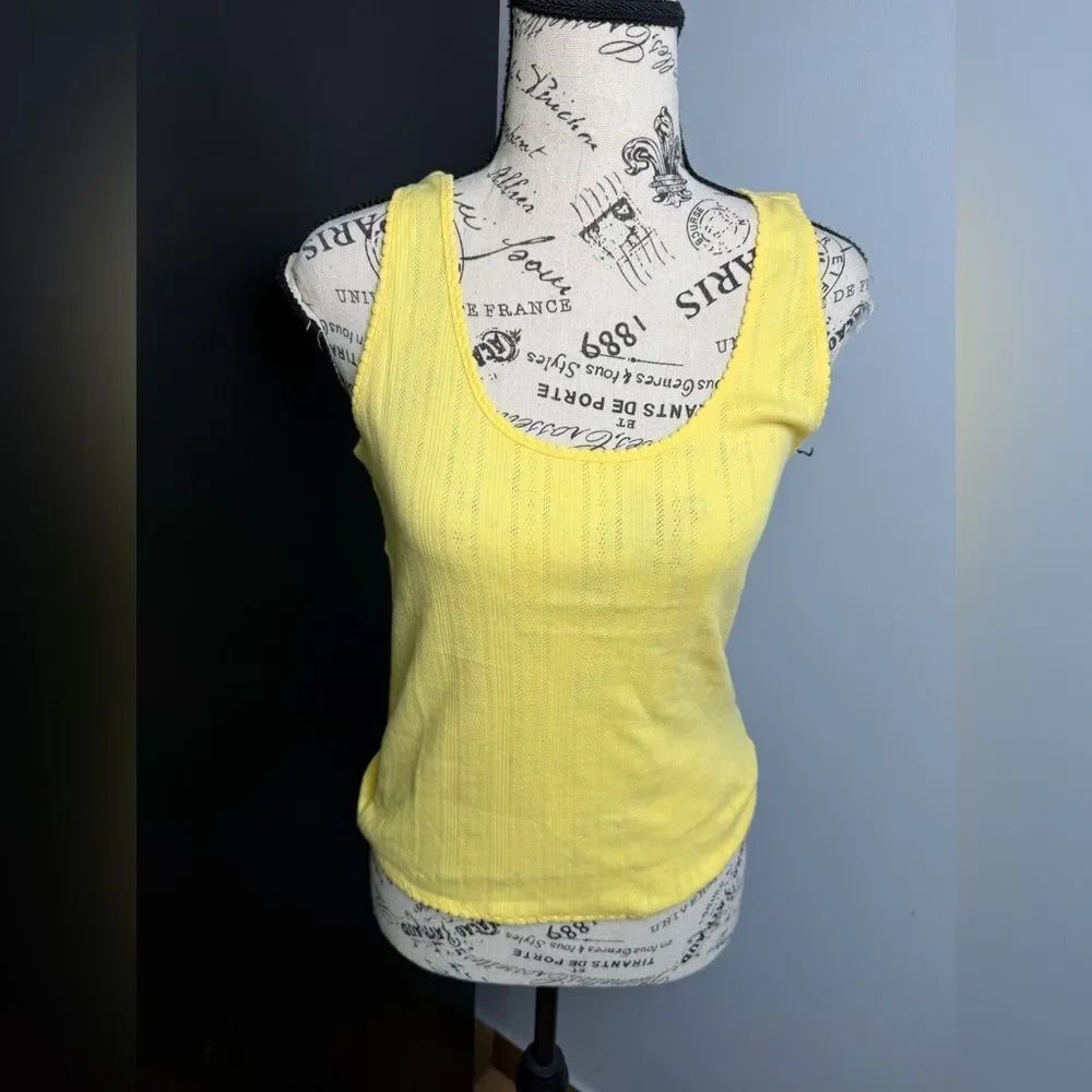 J.Crew Pointelle tank top NWT Size S
